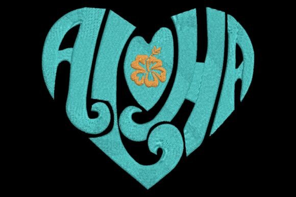 Aloha Heart Embroidery Design Review