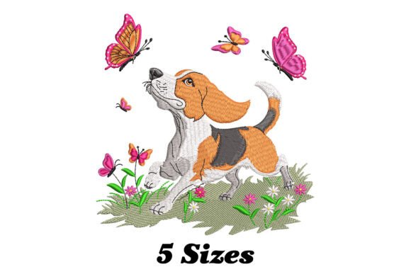 Beagle Dog with Butterfly Embroidery Review