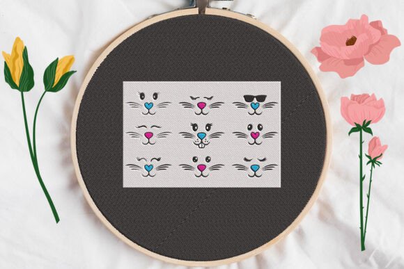 Bunny Faces Bundle: A Playful Touch for Easter Crafts