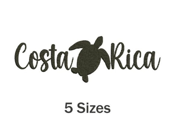 Costa Rica Embroidery Design: A Charming Addition to Personalized Gifts