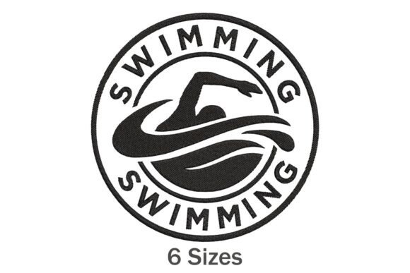 Creative Swimming Logo: A Quirky Charm for Craft Fair Success