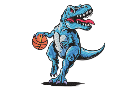 Dinosaur Playing Basketball: A Playful Touch for Personalized Gifts