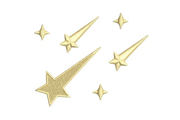Falling Stars Embroidery Design Review for Etsy Sellers