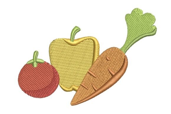 Fresh Harvest: A Veggie Trio for Versatile Embroidery