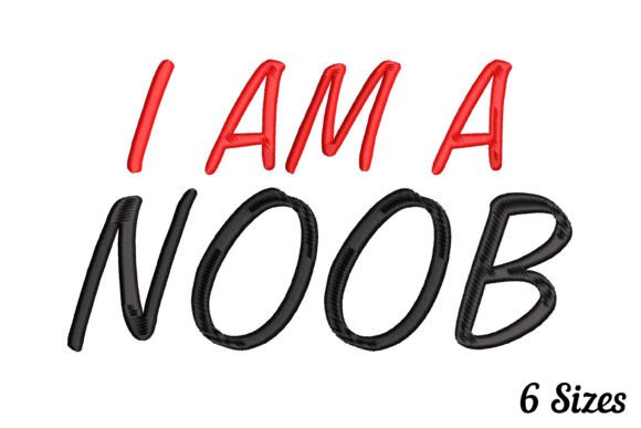 h1I Am a Noob – A Fun, Lighthearted Embroidery Design for Craft Markets/h1