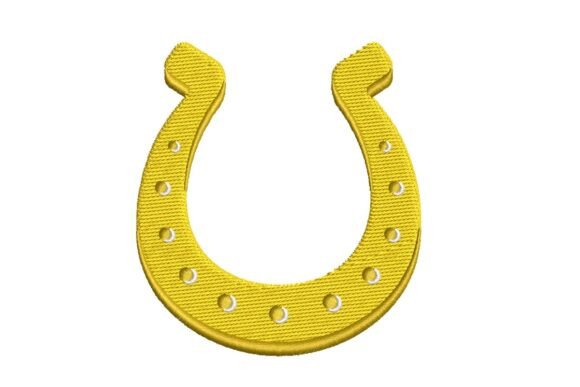 Lucky Horseshoe: A Charmed Embroidery Pick for Holiday Crafts