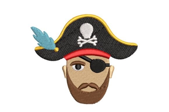 Pirate Face Patch: A Designer’s Take on Bold Sweatshirt Embroidery