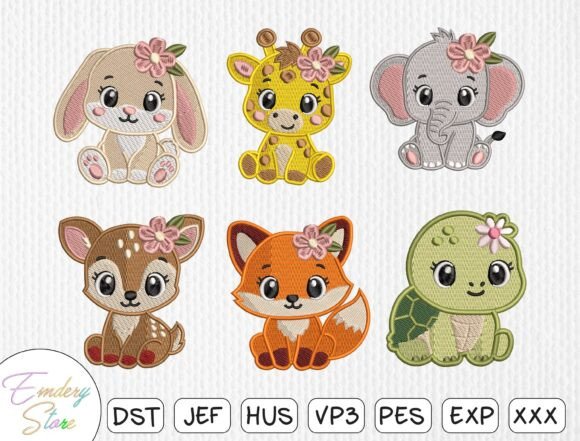 Reviewing the Baby Animals Embroidery Design Bundle