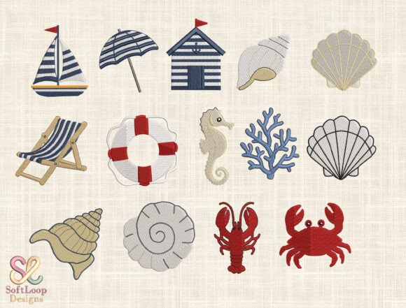 Seaside Charm in Every Stitch: Nautical Beach Patch Embroidery Set Review