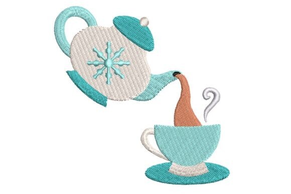 Teapot and Teacup: A Winter-Themed Embroidery Review