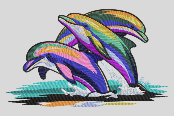 Vibrant Dolphins: A Designer’s Real-World Embroidery Review